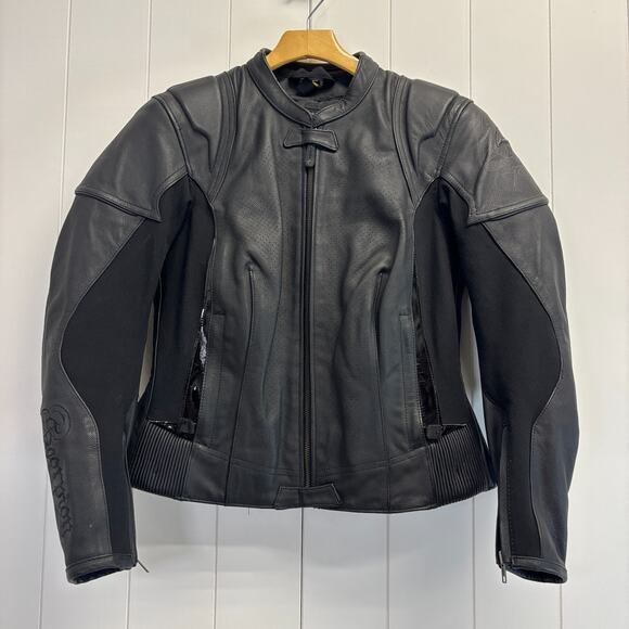 Scorpion Exo Skeletal Protection Womens Motorcycle Riding Leather Jacket Size M - Picture 1 of 9